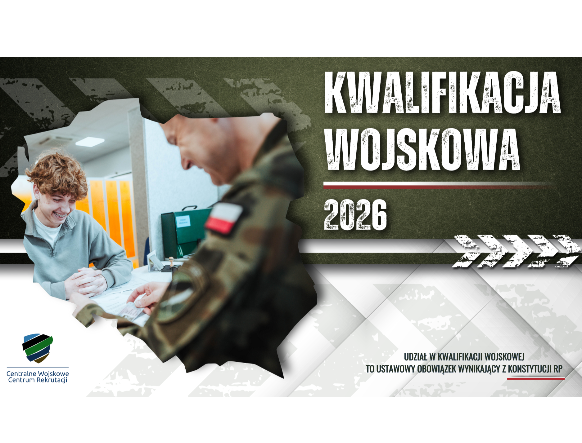Plakat - Kwalifikacja wojskowa 2026